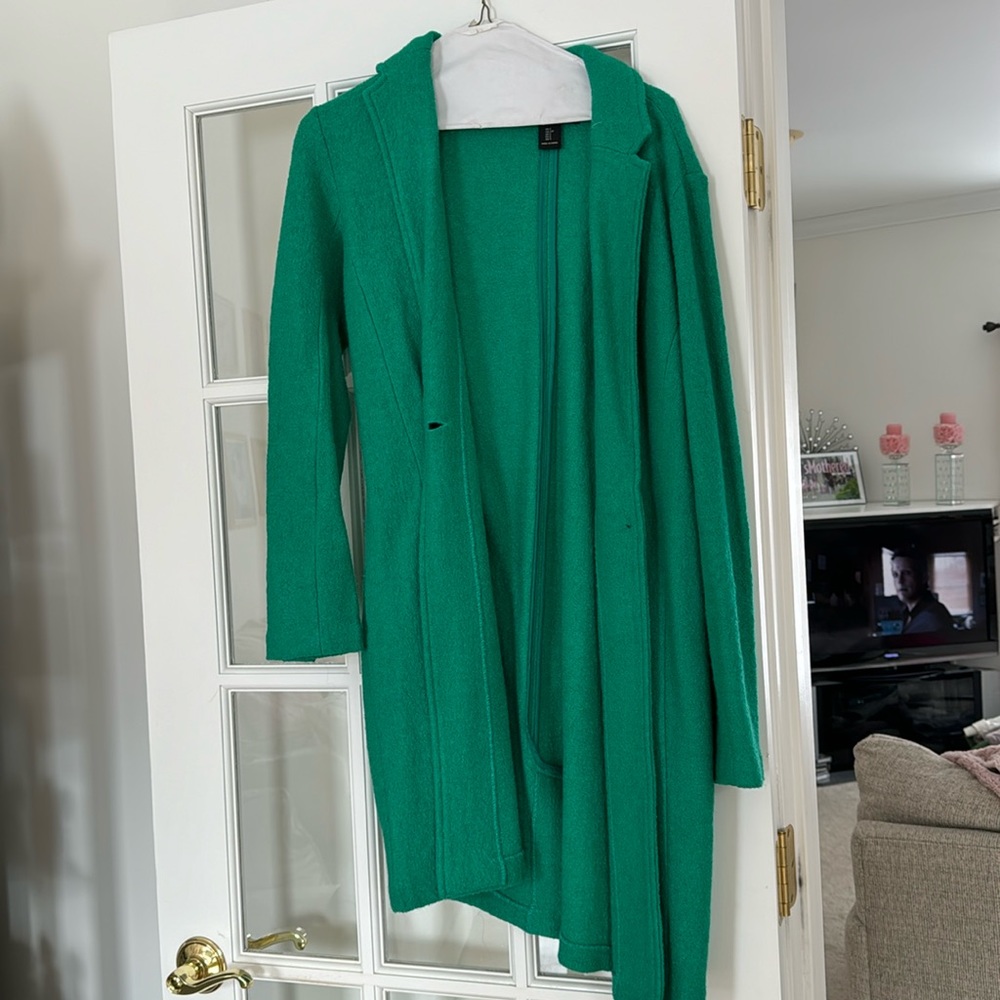 Green business coat